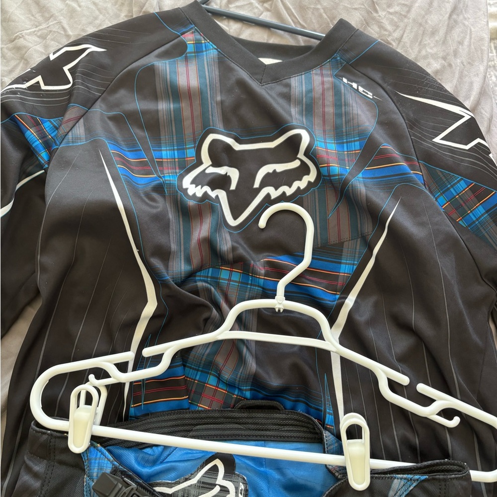 Fox Racing Black and Blue Jersey
